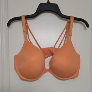 PINK Victoria's Secret Bright Orange Strappy Bra